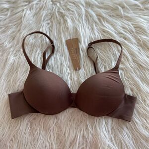 Skims Ultimate Push up Plunge Bra Jasper Size 34A